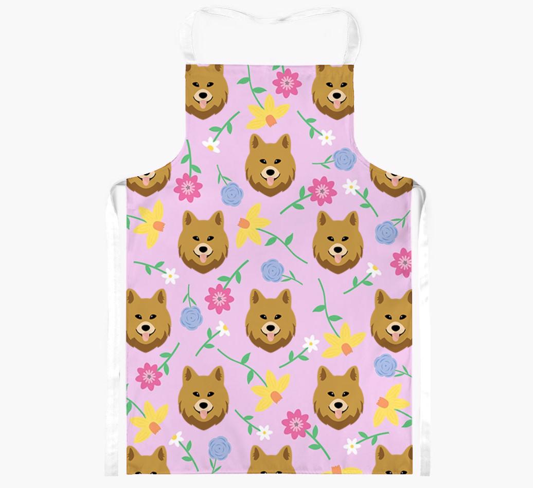 Floral Pattern: Personalized {breedFullName} Apron