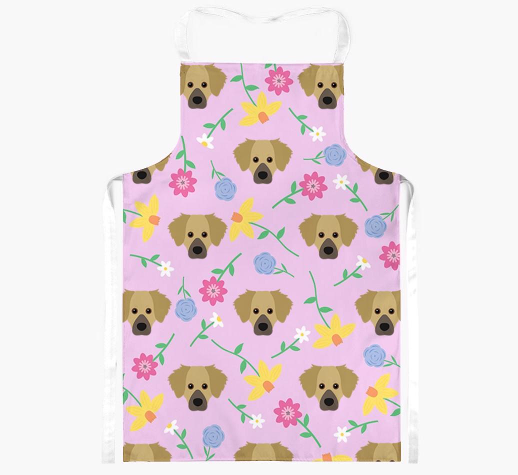 Floral Pattern: Personalized {breedFullName} Apron