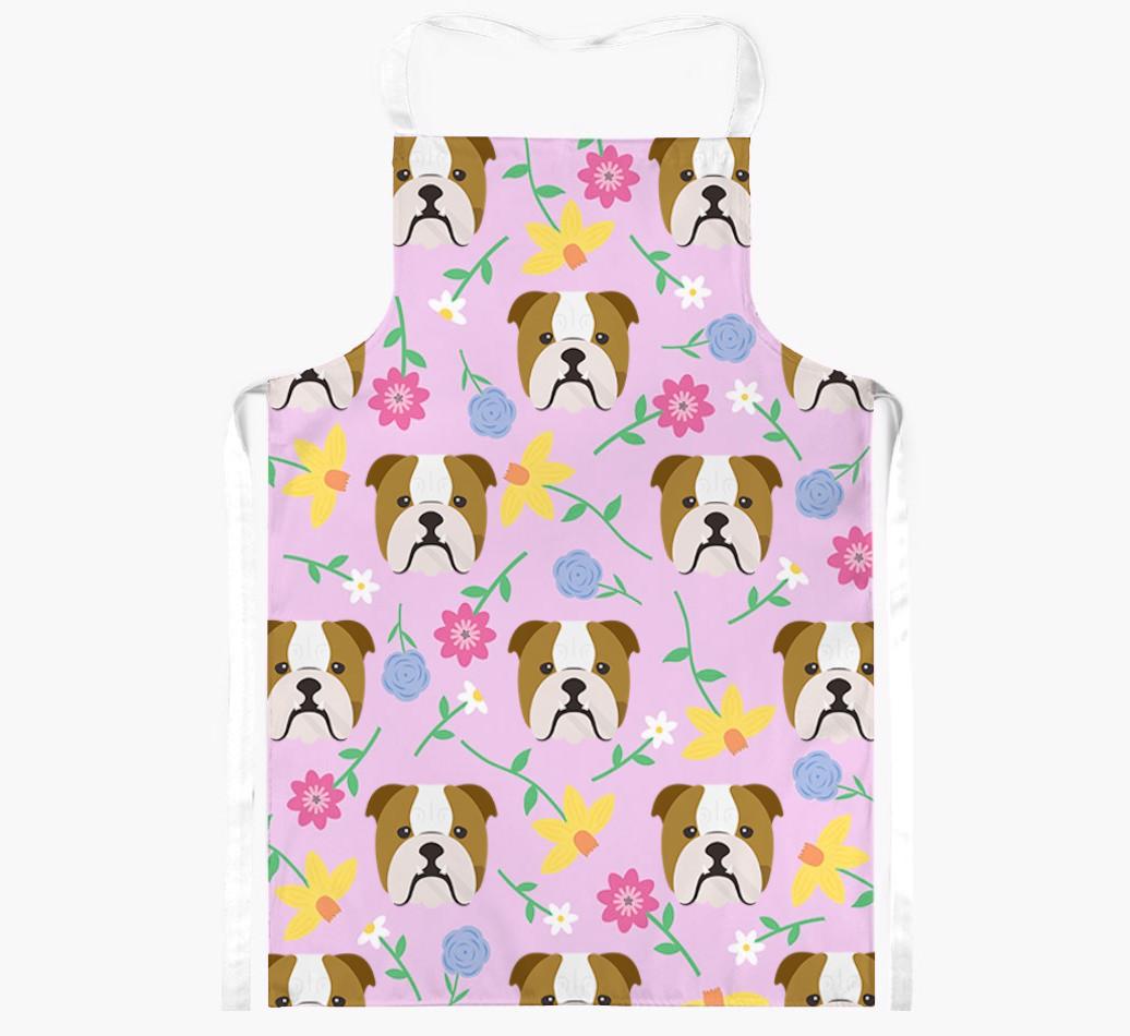 Floral Pattern: Personalized {breedFullName} Apron