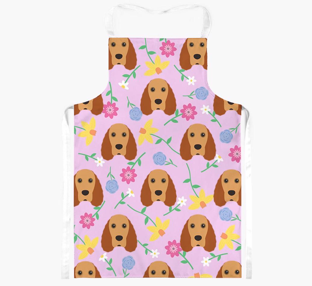 Floral Pattern: Personalized {breedFullName} Apron
