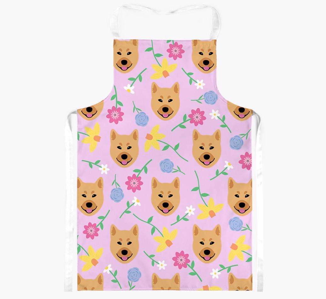 Floral Pattern: Personalized {breedFullName} Apron