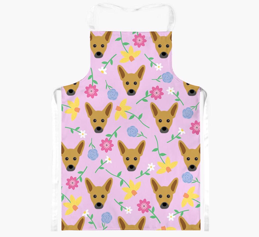 Floral Pattern: Personalized {breedFullName} Apron