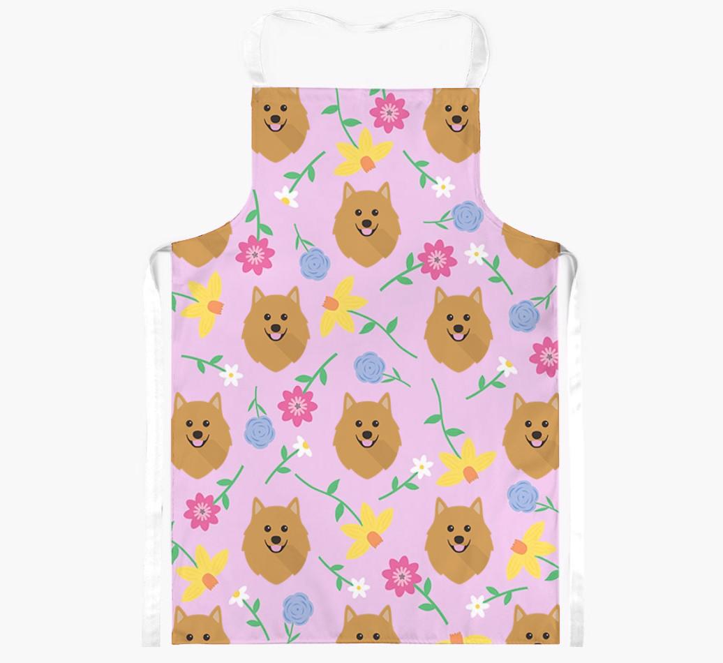 Floral Pattern: Personalized {breedFullName} Apron