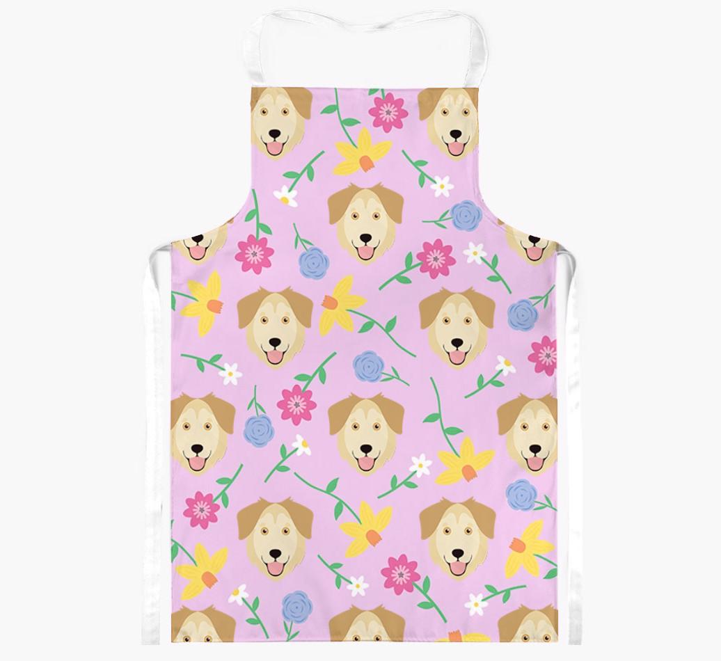 Floral Pattern: Personalized {breedFullName} Apron