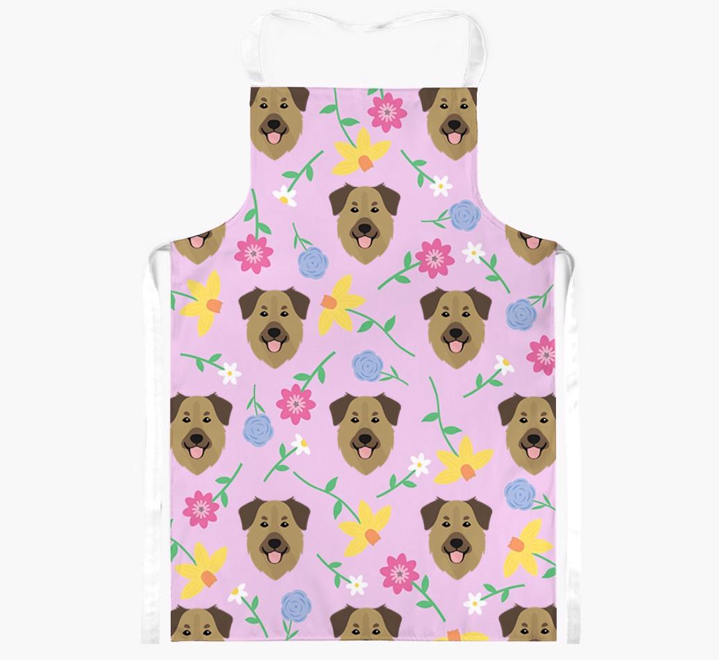 Floral Pattern: Personalized {breedFullName} Apron