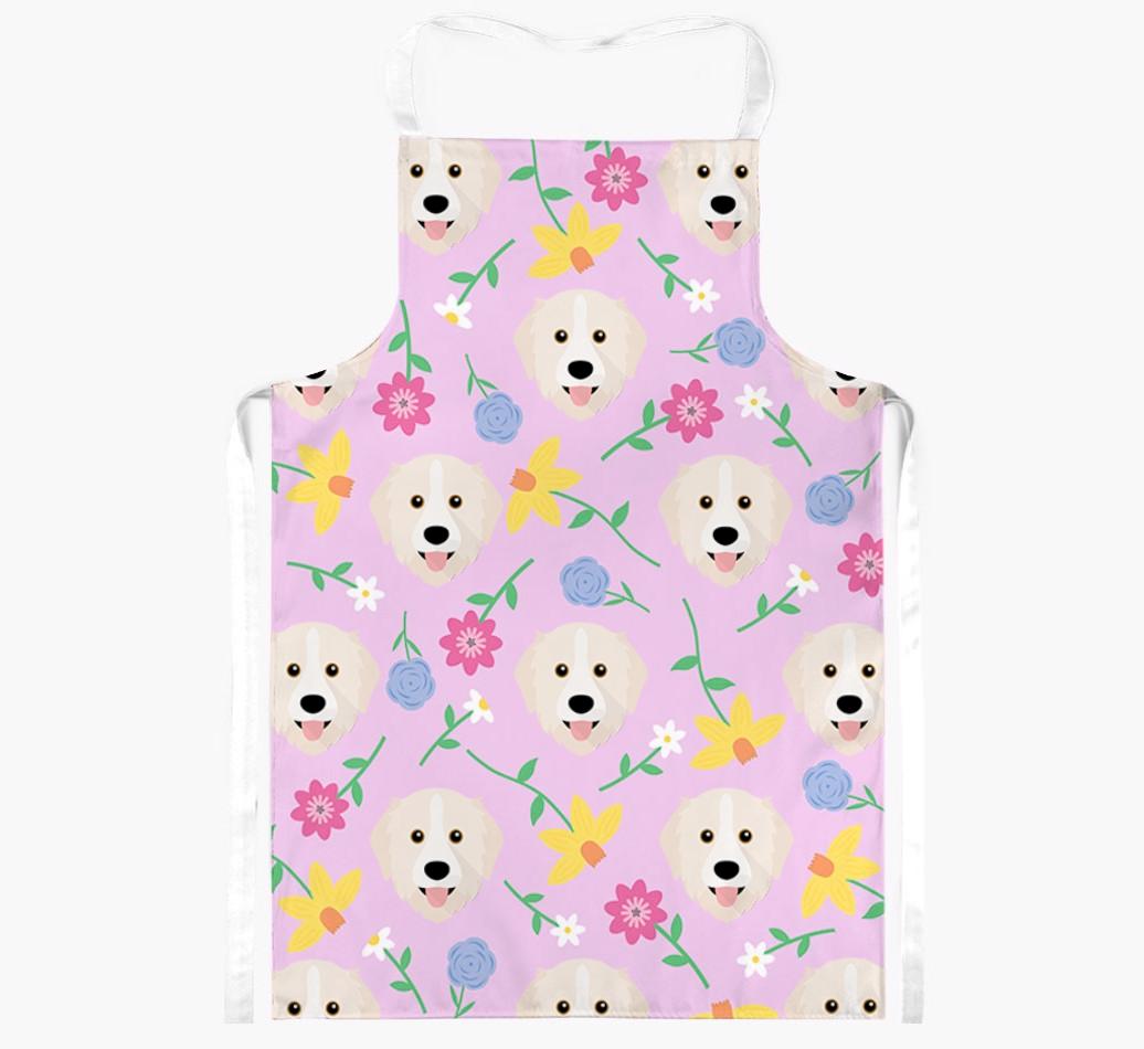 Floral Pattern: Personalized {breedFullName} Apron
