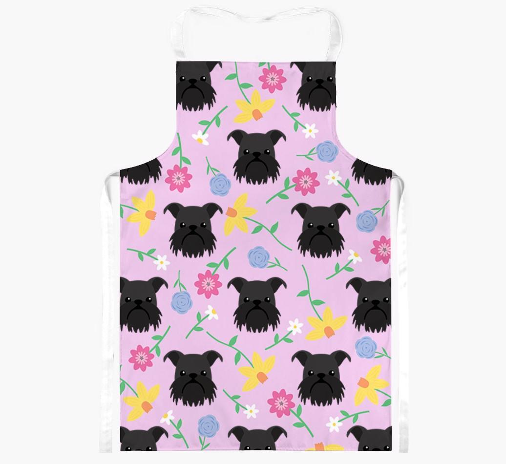 Floral Pattern: Personalized {breedFullName} Apron