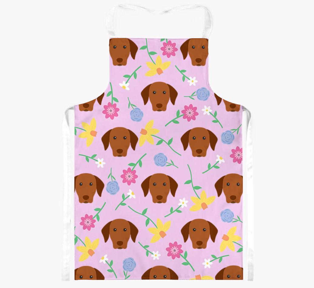 Floral Pattern: Personalised {breedFullName} Apron 