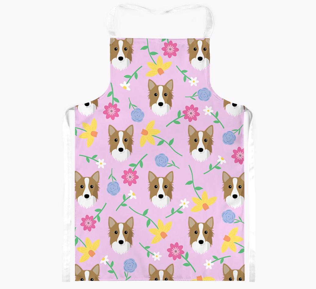 Floral Pattern: Personalized {breedFullName} Apron