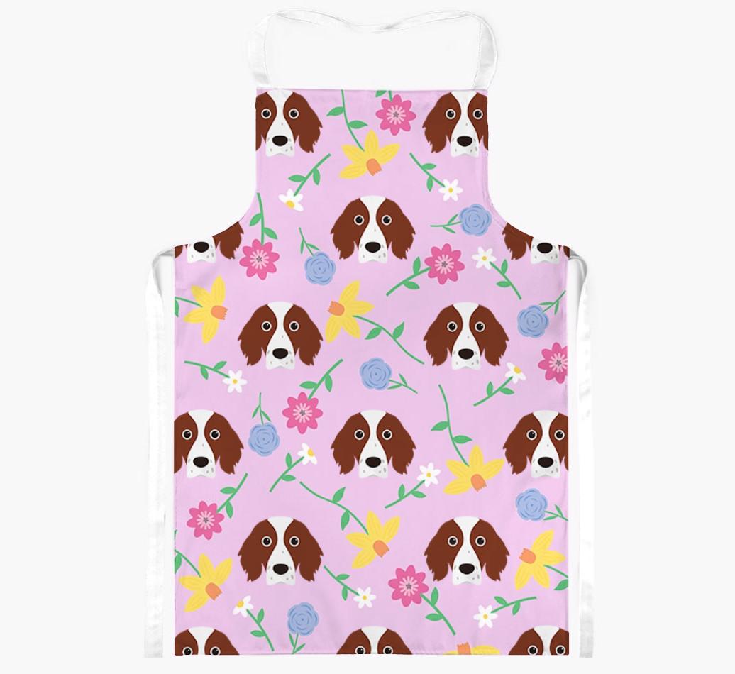 Floral Pattern: Personalized {breedFullName} Apron