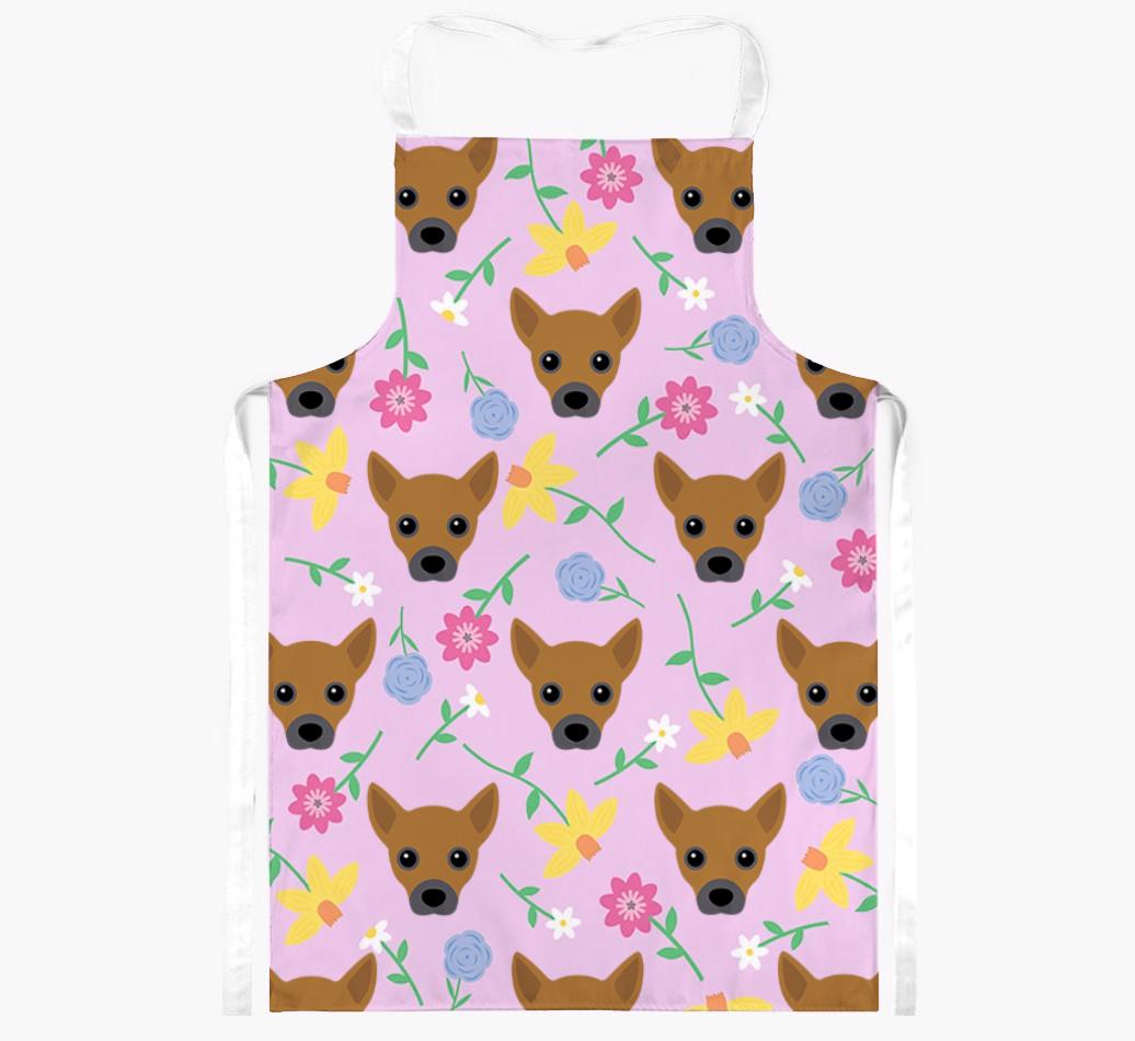 Floral Pattern: Personalized {breedFullName} Apron