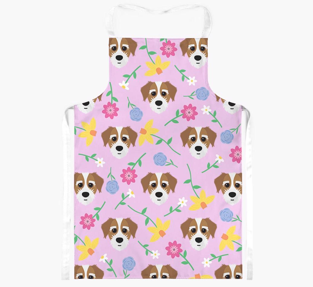 Floral Pattern: Personalized {breedFullName} Apron