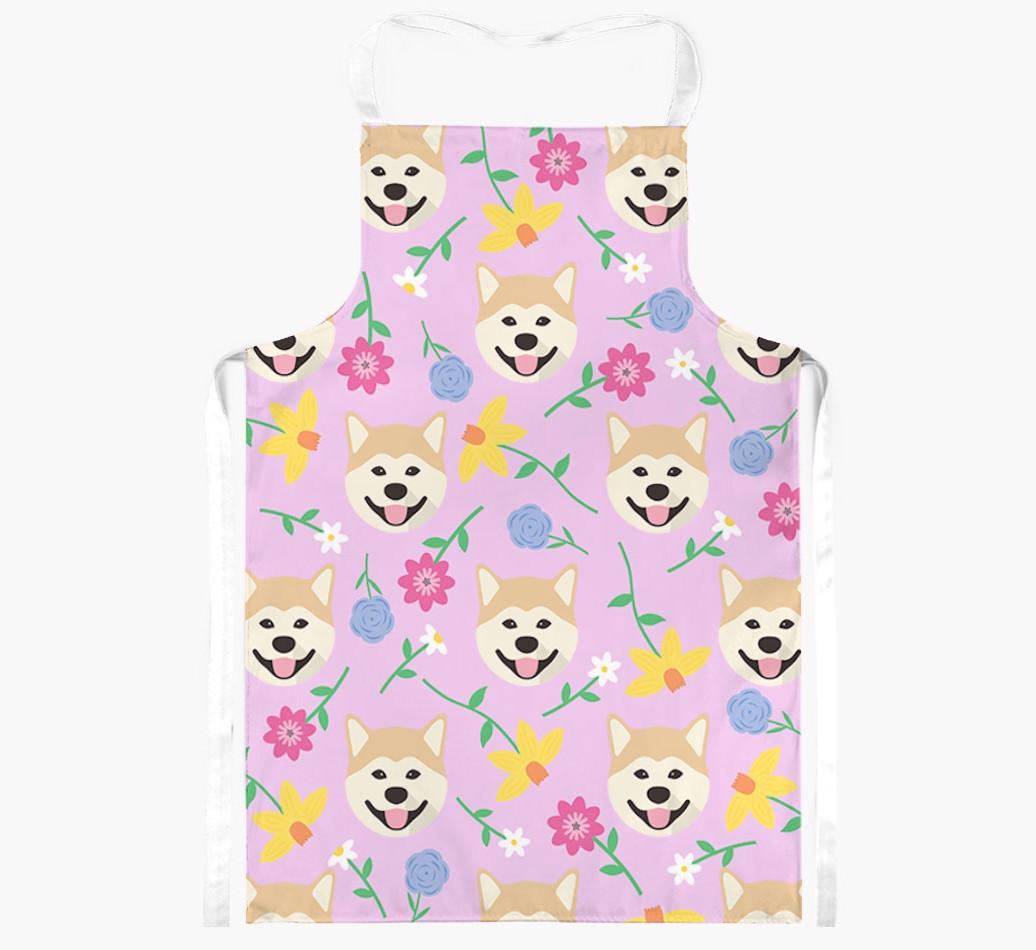 Floral Pattern: Personalized {breedFullName} Apron
