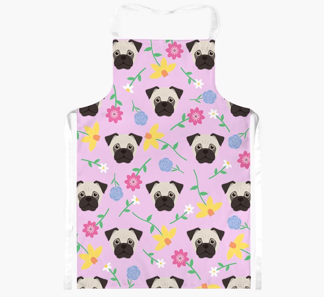 Floral Pattern: Personalized {breedFullName} Apron