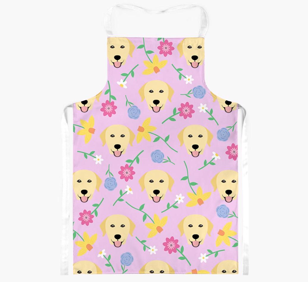 Floral Pattern: Personalized {breedFullName} Apron