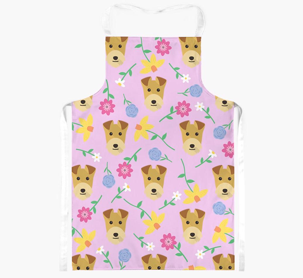 Floral Pattern: Personalized {breedFullName} Apron