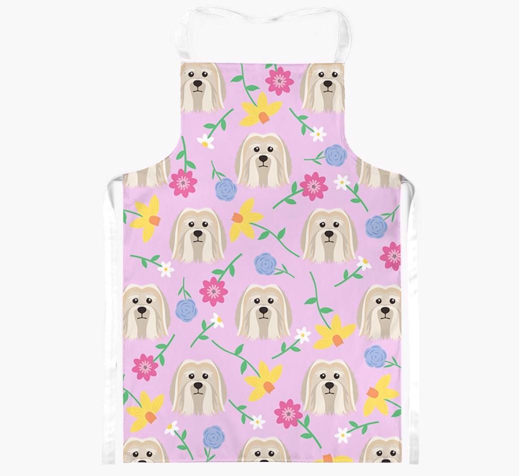 Floral Pattern: Personalized {breedFullName} Apron