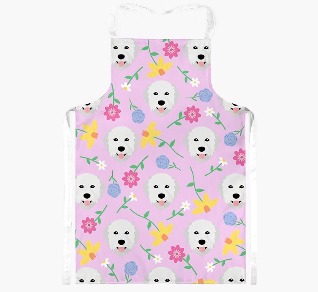 Floral Pattern: Personalized {breedFullName} Apron