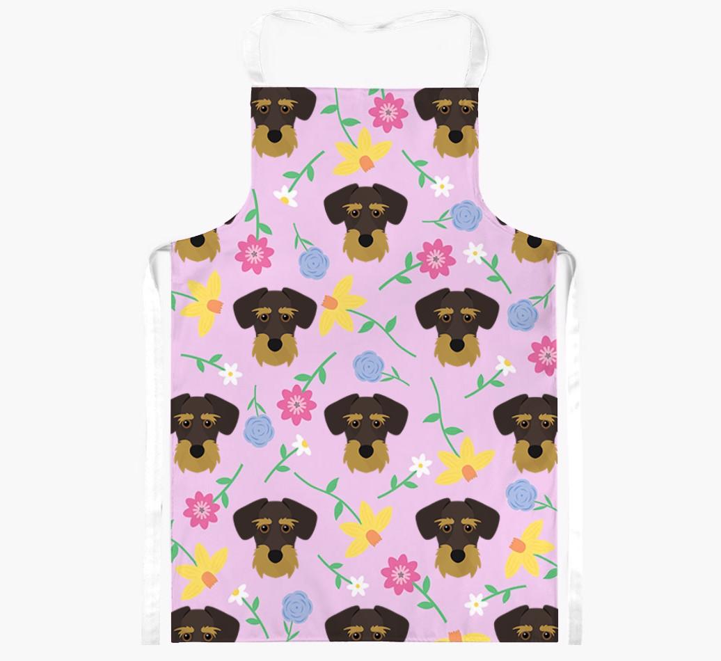 Floral Pattern: Personalized {breedFullName} Apron