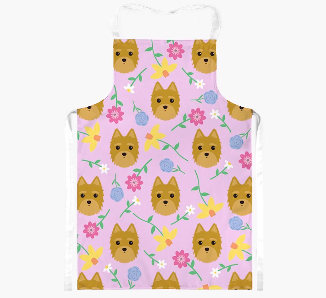 Floral Pattern: Personalized {breedFullName} Apron