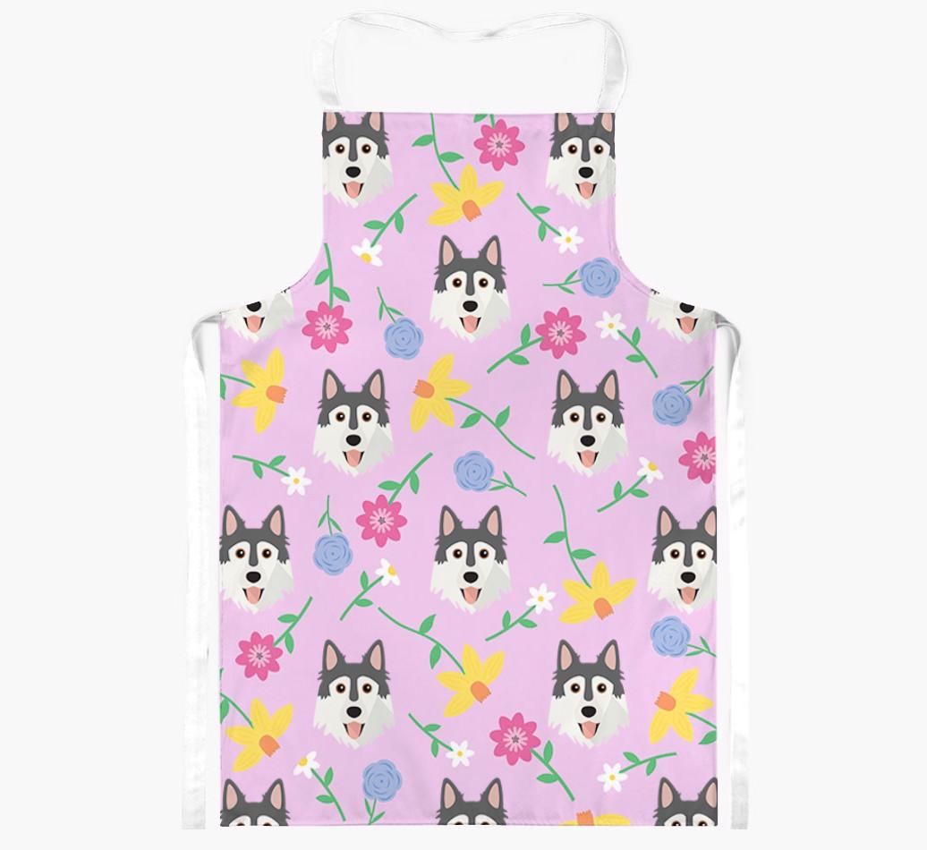Floral Pattern: Personalized {breedFullName} Apron