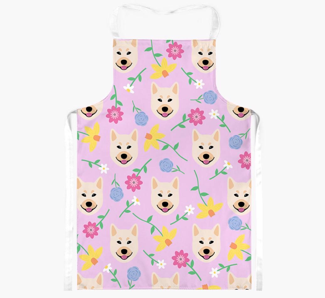 Floral Pattern: Personalized {breedFullName} Apron