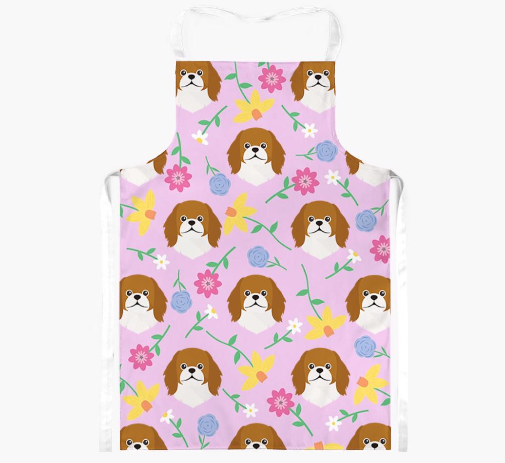 Floral Pattern: Personalized {breedFullName} Apron