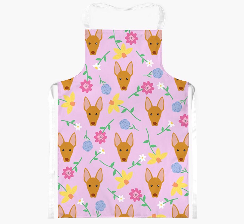 Floral Pattern: Personalised {breedFullName} Apron 