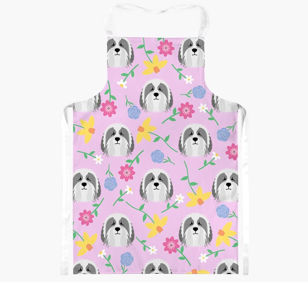 Floral Pattern: Personalized {breedFullName} Apron