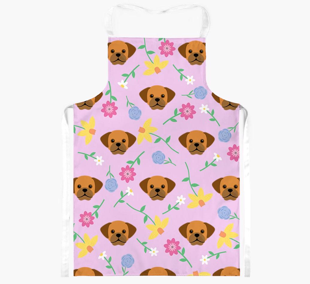 Floral Pattern: Personalized {breedFullName} Apron