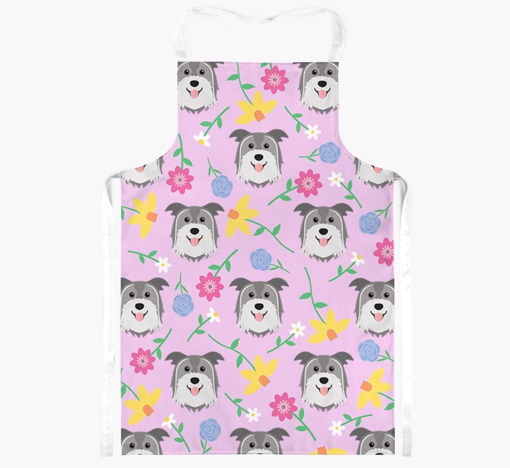 Floral Pattern: Personalized {breedFullName} Apron