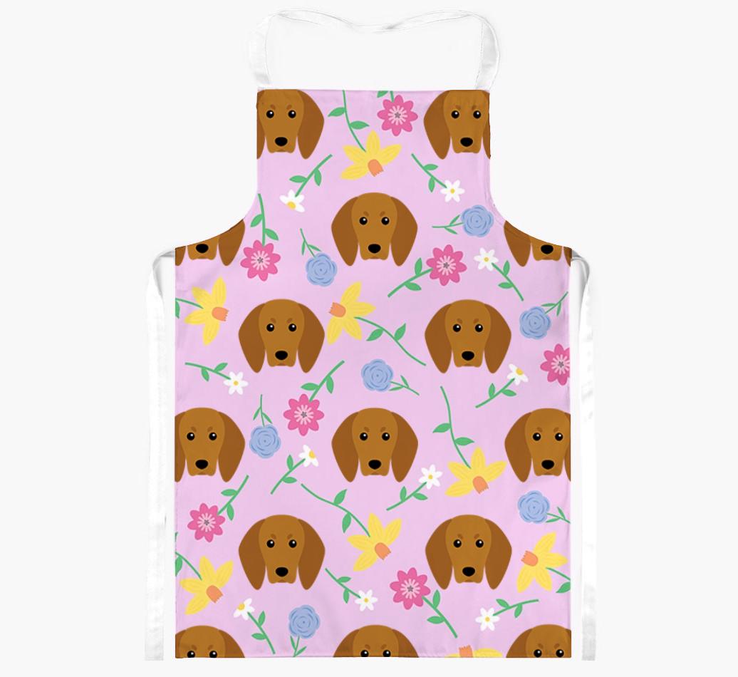 Floral Pattern: Personalized {breedFullName} Apron