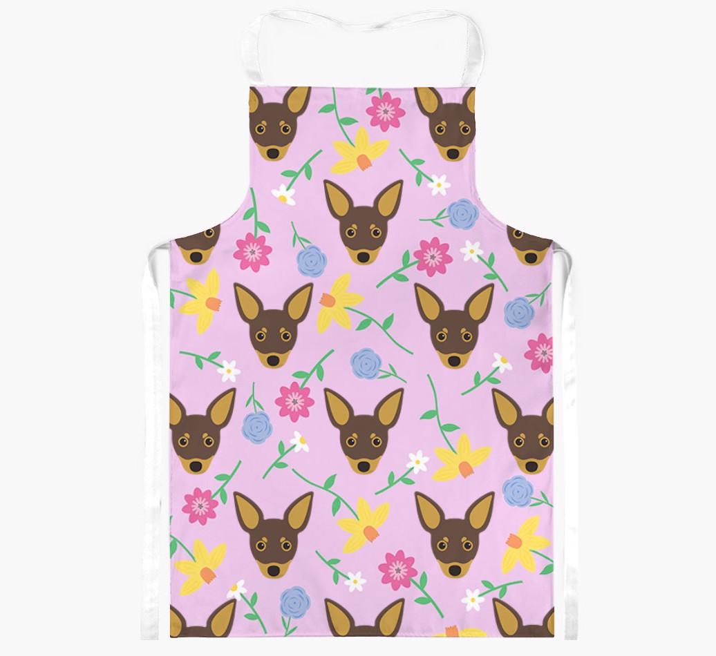 Floral Pattern: Personalized {breedFullName} Apron