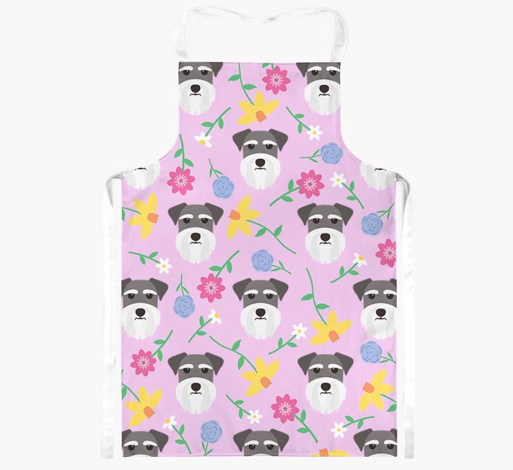 Floral Pattern: Personalized {breedFullName} Apron