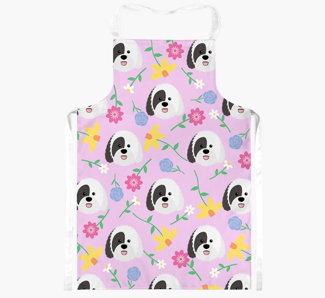 Floral Pattern: Personalized {breedFullName} Apron
