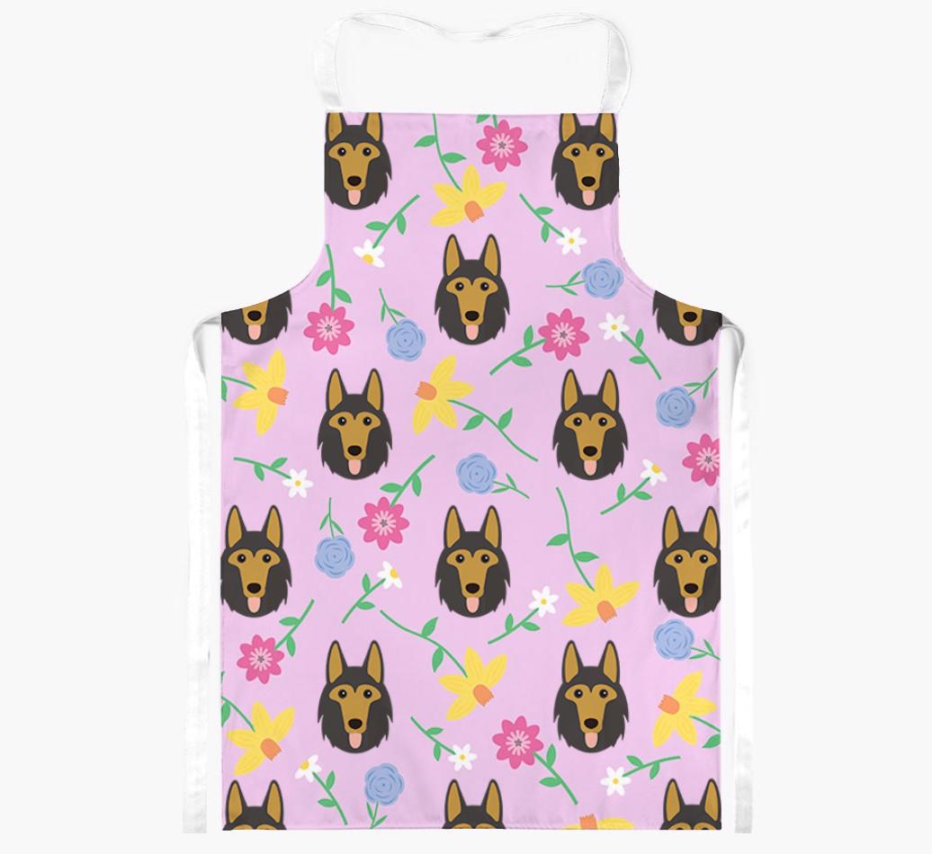 Floral Pattern: Personalized {breedFullName} Apron