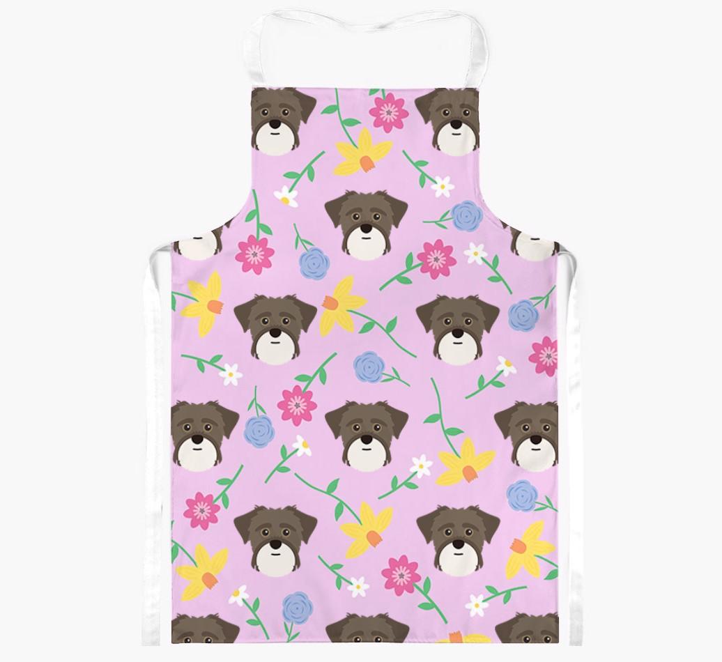 Floral Pattern: Personalized {breedFullName} Apron