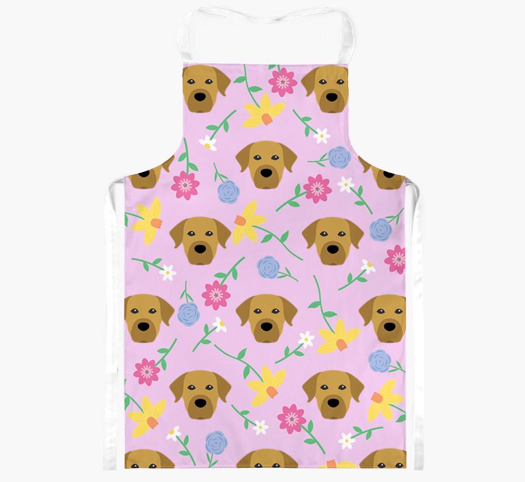 Floral Pattern: Personalized {breedFullName} Apron