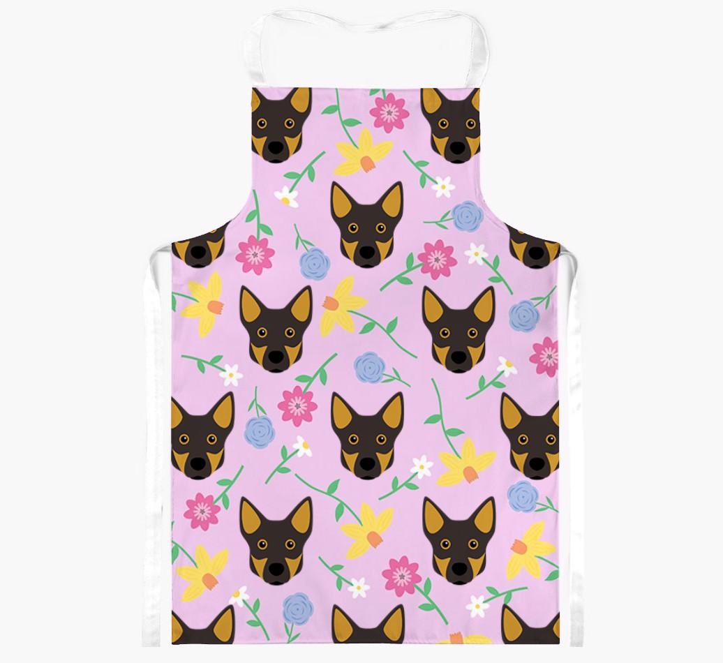 Floral Pattern: Personalized {breedFullName} Apron