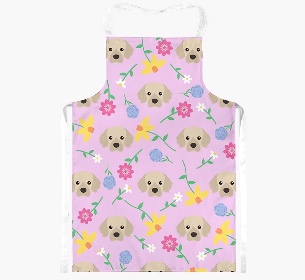 Floral Pattern: Personalized {breedFullName} Apron