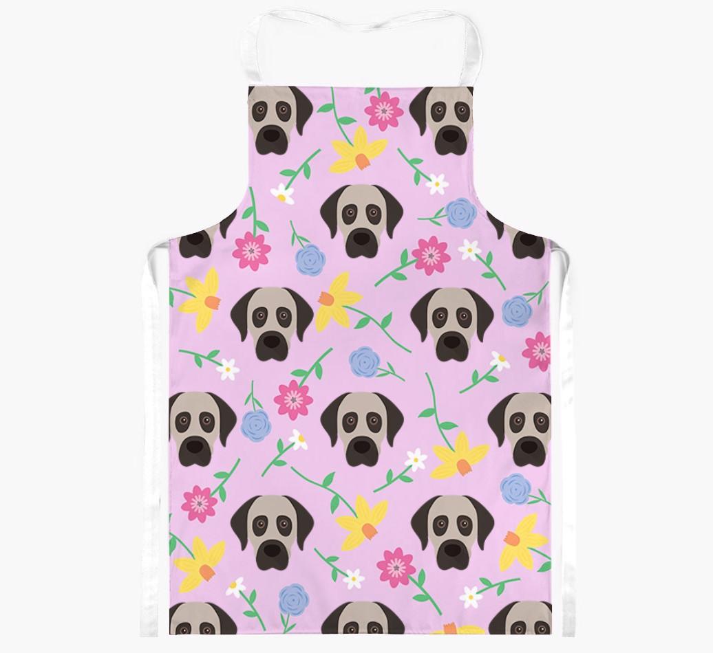 Floral Pattern: Personalized {breedFullName} Apron
