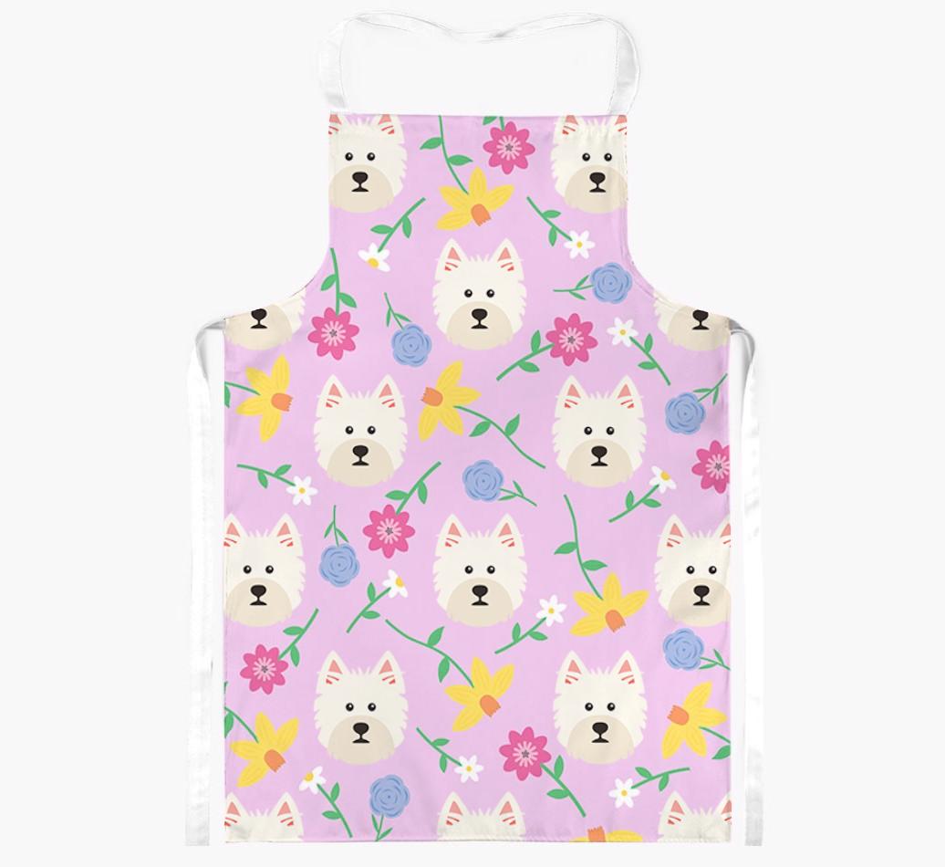 Floral Pattern: Personalized {breedFullName} Apron