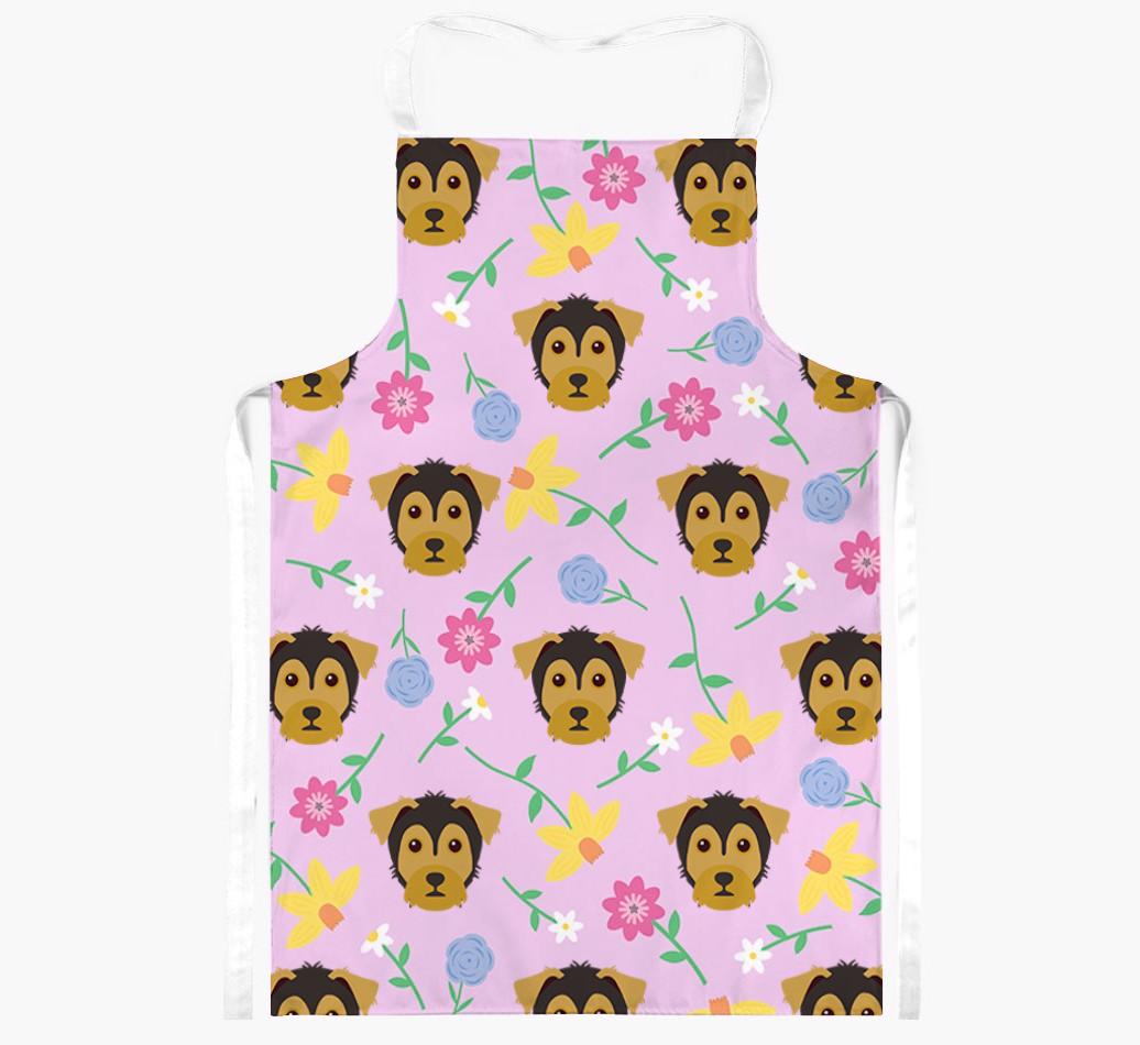 Floral Pattern: Personalized {breedFullName} Apron