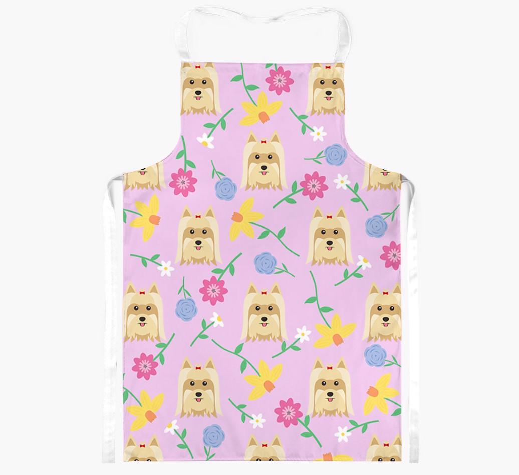 Floral Pattern: Personalized {breedFullName} Apron