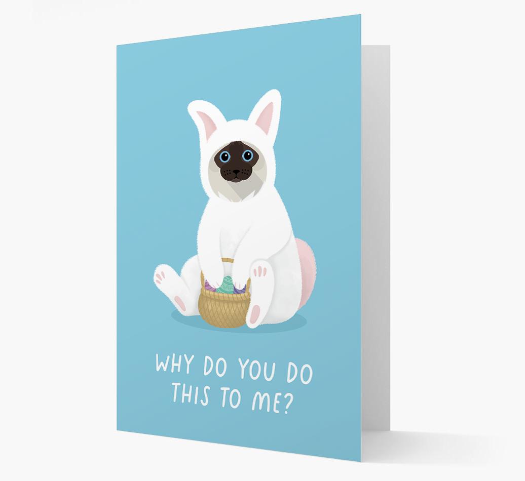 Bunny Costume: Personalised {breedCommonName} Card