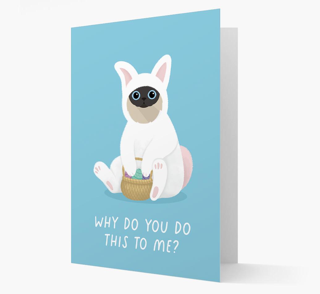 Bunny Costume: Personalised {breedCommonName} Card