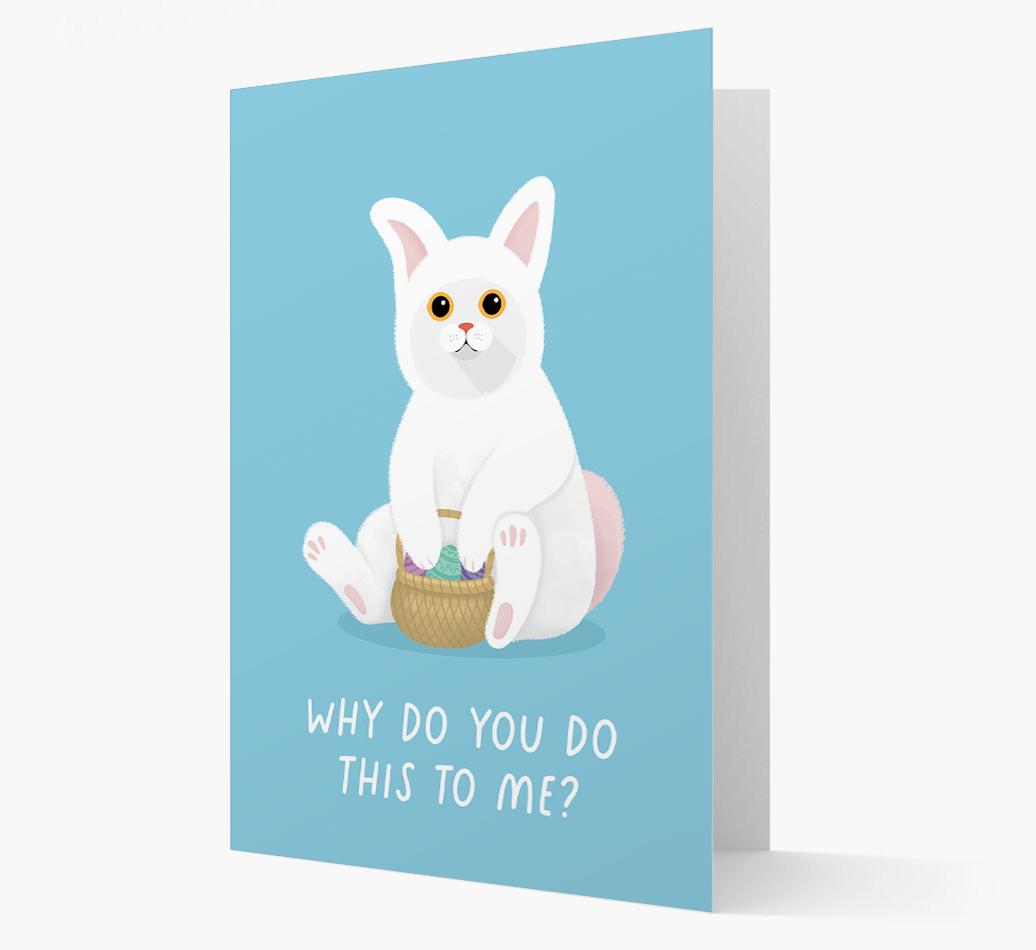 Bunny Costume: Personalised {breedCommonName} Card