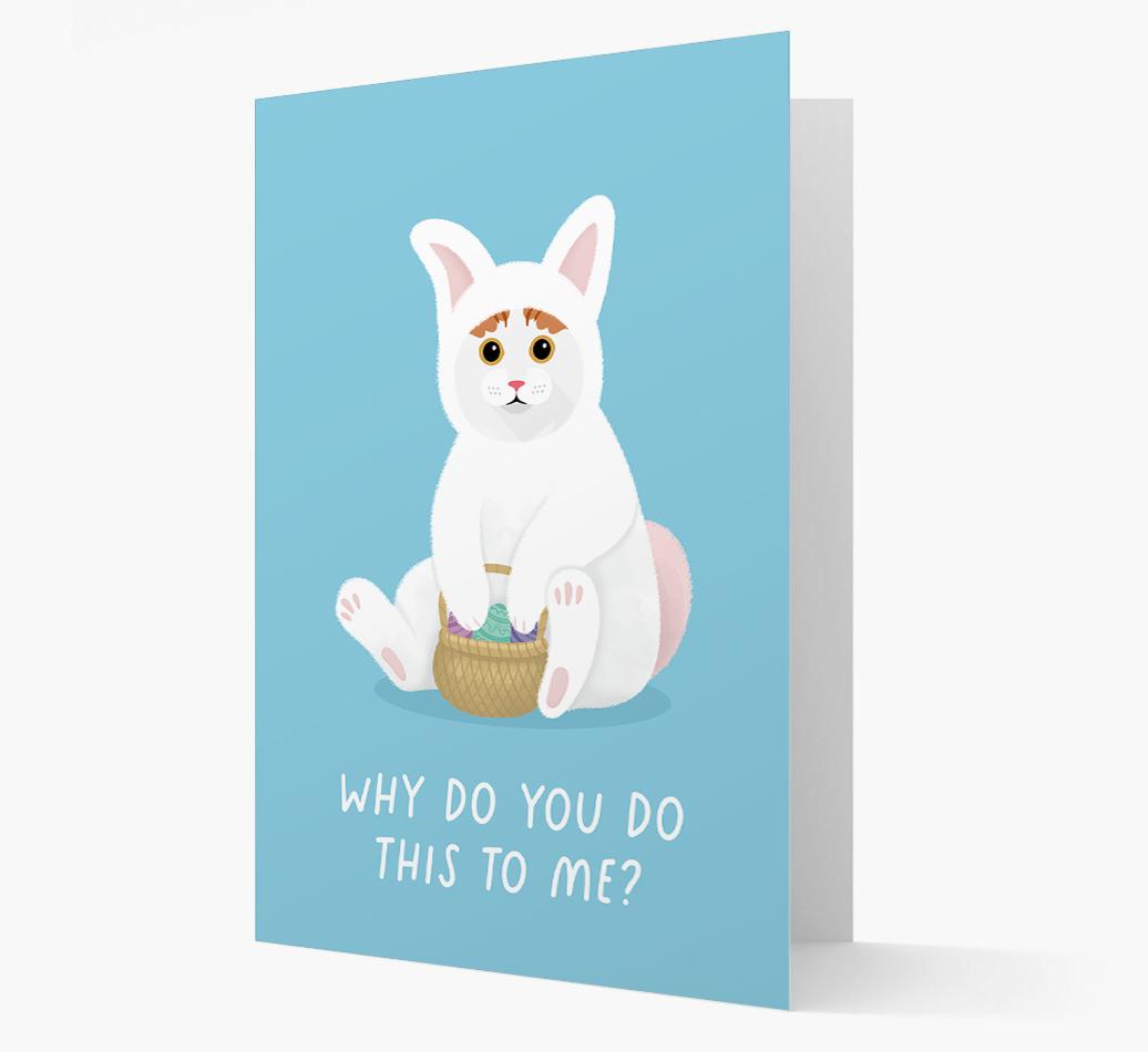 Bunny Costume: Personalised {breedCommonName} Card