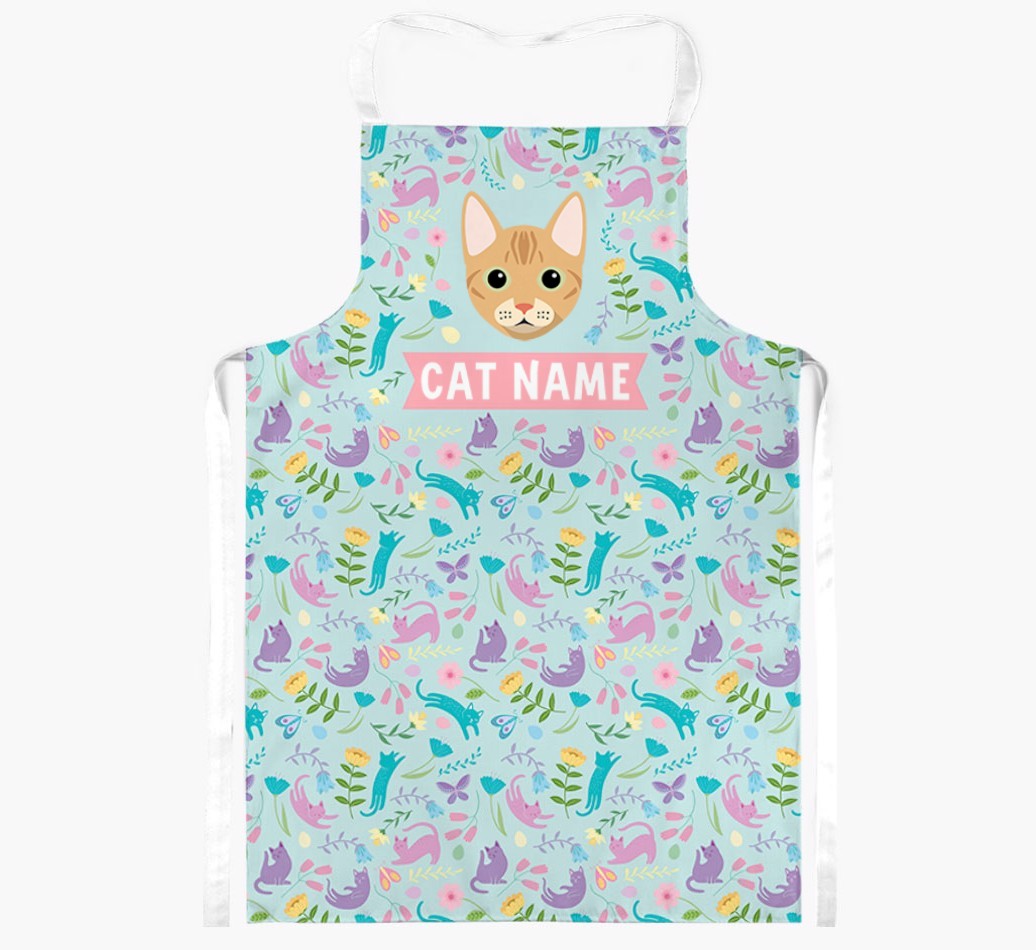 Spring Kitten: Personalised {breedShortName} Apron