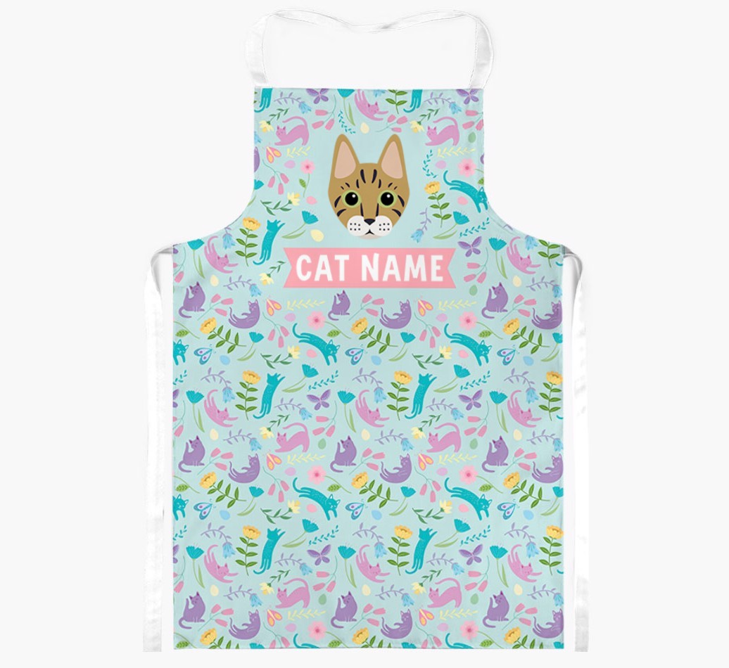 Spring Kitten: Personalised {breedShortName} Apron